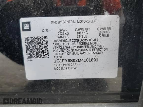 2021 Chevrolet Bolt EV LT z VIN 1G1FY6S02M4101891, wystawiony jako Copart lot #59881283 z przebiegiem 20 727 mil mil oraz . Historia ofert i sprzedaży dostępna na DreamBid. Obrazek 14.