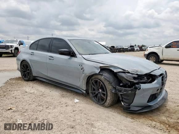 2022 BMW M3 с VIN WBS53AY00NFL69414, выставлен на аукционе Copart как лот 56753065 с пробегом 20 837 миль миль и Списание • Salvage title. История ставок и продаж доступна на DreamBid. Изображение 4.