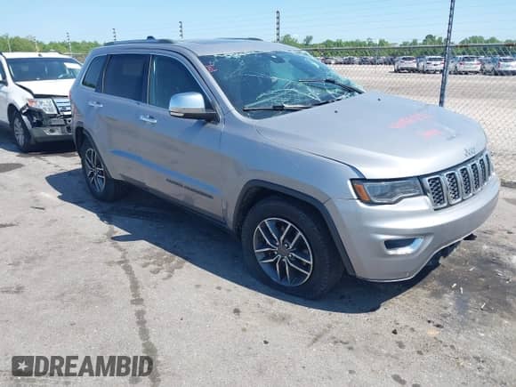 2019 Jeep Grand Cherokee Limited with VIN 1C4RJEBGXKC715591, listed as a IAAI auction lot 42056941 with 97,393 mi miles and . Bid and sale history available at DreamBid. Image 1.