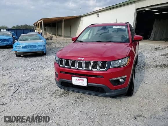 2019 Jeep Compass Altitude with VIN 3C4NJCBB2KT616176, listed as a Copart auction lot 80668455 with 73,518 mi miles and Salvage title. Bid and sale history available at DreamBid. Image 14.