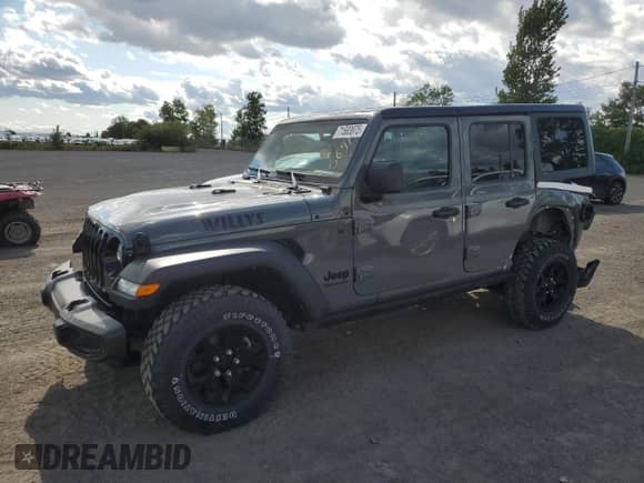 2023 Jeep Wrangler Sport S с VIN 1C4HJXDGXPW589260, выставлен на аукционе Copart как лот 71583875 с пробегом 39 047 миль миль и Списание • Salvage title. История ставок и продаж доступна на DreamBid. Изображение 1.
