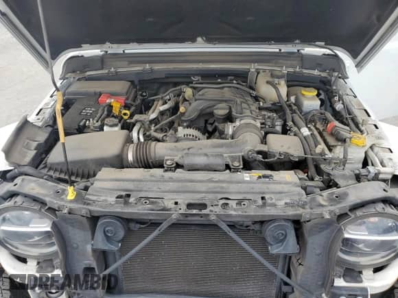 2021 Jeep Wrangler Unlimited Sahara Altitude z VIN 1C4HJXEG9MW825293, wystawiony jako Copart lot #65241665 z przebiegiem 70 861 mil mil oraz Szkoda całkowita • Salvage title. Historia ofert i sprzedaży dostępna na DreamBid. Obrazek 11.