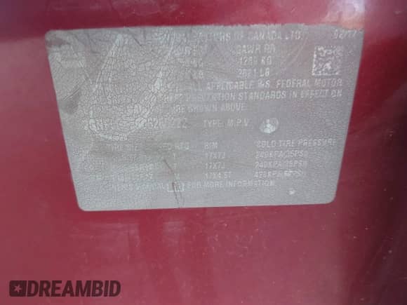 2012 Chevrolet Equinox LTZ с VIN 2GNFLGE56C6266222, выставлен на аукционе IAAI как лот 43362976 с пробегом 191 568 миль миль и . История ставок и продаж доступна на DreamBid. Изображение 9.