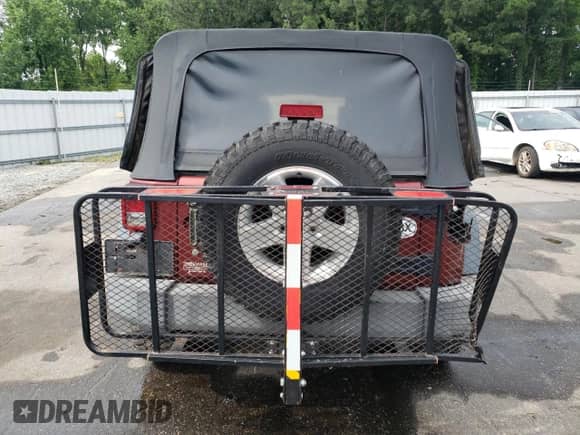 2007 Jeep Wrangler Unlimited Rubicon with VIN 1J4GA69167L212365, listed as a Copart auction lot 63256535 with 66,145 mi miles and Salvage title. Bid and sale history available at DreamBid. Image 6.