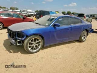 2020 Dodge Charger SXT with VIN 2C3CDXBG9LH187991, listed as a Copart auction lot 72091965 with 55,062 mi miles and Salvage title. Bid and sale history available at DreamBid. Image 1.