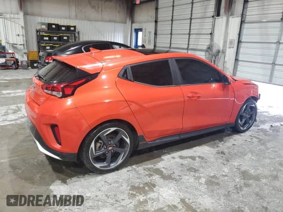 2019 Hyundai Veloster Turbo R-Spec z VIN KMHTH6AB9KU011952, wystawiony jako Copart lot #55130955 z przebiegiem 98 028 mil mil oraz Szkoda całkowita • Salvage title. Historia ofert i sprzedaży dostępna na DreamBid. Obrazek 3.
