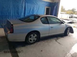 2005 Chevrolet Monte Carlo LS z VIN 2G1WW12E159118121, wystawiony jako Copart lot #75941444 z przebiegiem 80 766 mil mil oraz Szkoda całkowita • Salvage title. Historia ofert i sprzedaży dostępna na DreamBid. Obrazek 3.