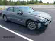 2022 Hyundai Sonata SEL with VIN KMHL14JA9NA245935, listed as a IAAI auction lot 43278725 with 23,625 mi miles and . Bid and sale history available at DreamBid. Image 1.