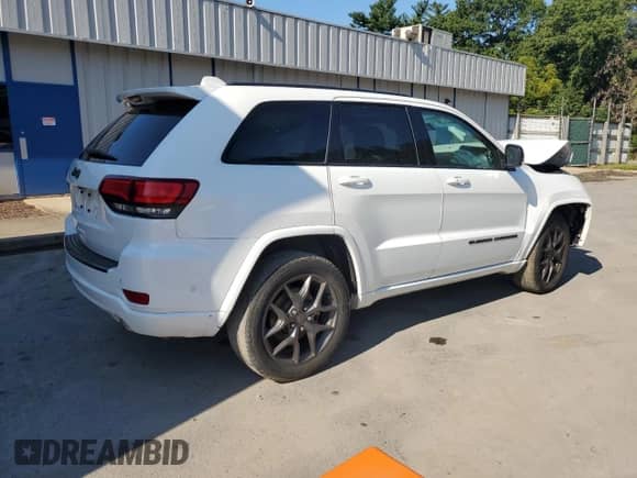2021 Jeep Grand Cherokee 80th Anniversary with VIN 1C4RJFBG1MC880258, listed as a Copart auction lot 67604375 with 56,617 mi miles and Clean title. Bid and sale history available at DreamBid. Image 3.