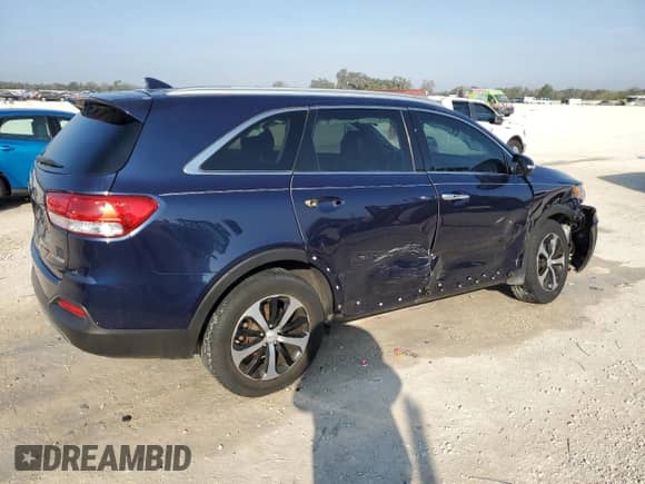 2018 Kia Sorento EX with VIN 5XYPH4A15JG360947, listed as a Copart auction lot 43356255 with 95,442 mi miles and Salvage title. Bid and sale history available at DreamBid. Image 3.