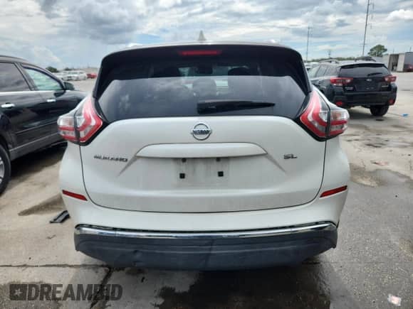 2017 Nissan Murano SV with VIN 5N1AZ2MG9HN121729, listed as a Copart auction lot 83937635 with 137,608 mi miles and Salvage title. Bid and sale history available at DreamBid. Image 6.