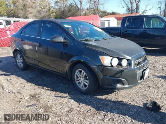 2012 Chevrolet Sonic LT with VIN 1G1JC5SB4C4212879, listed as a IAAI auction lot 41475183 with 187,319 mi miles and . Bid and sale history available at DreamBid. Image 1.