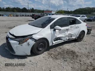 2021 Toyota Corolla L with VIN 5YFDPMAE7MP194889, listed as a Copart auction lot 82091655 with 51,744 mi miles and Salvage title. Bid and sale history available at DreamBid. Image 1.