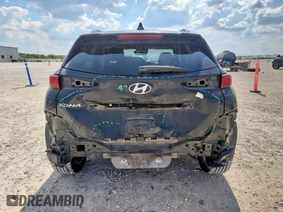 2021 Hyundai Kona SEL Plus with VIN KM8K62AA6MU612160, listed as a Copart auction lot 81013575 with 63,156 mi miles and Salvage title. Bid and sale history available at DreamBid. Image 6.
