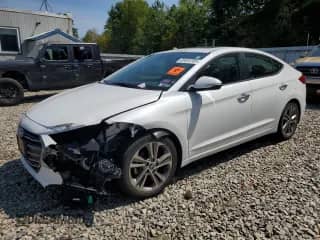 2017 Hyundai Elantra Limited with VIN 5NPD84LF8HH111203, listed as a Copart auction lot 65491265 with 38,888 mi miles and Salvage title. Bid and sale history available at DreamBid. Image 1.