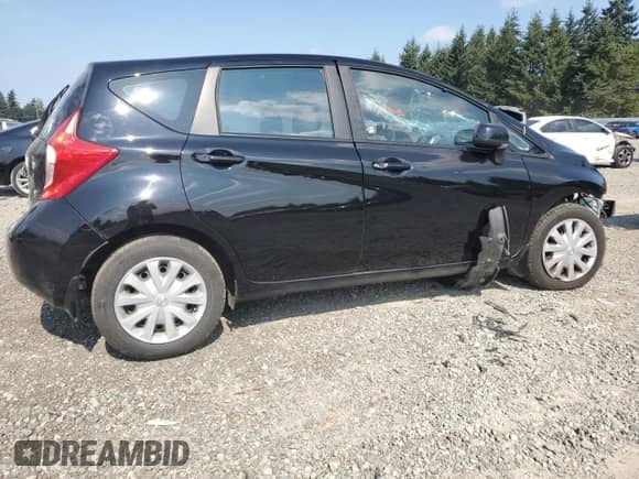 2014 Nissan Note S Plus with VIN 3N1CE2CP1EL380806, listed as a Copart auction lot 80330985 with Not provided miles and Salvage title. Bid and sale history available at DreamBid. Image 3.