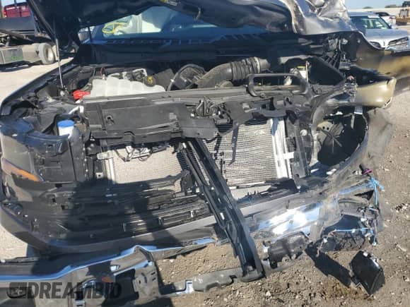 2025 Ford F-150 with VIN 1FTFX3L54SKD49751, listed as a Copart auction lot 85327815 with 6,354 mi miles and Salvage title. Bid and sale history available at DreamBid. Image 11.