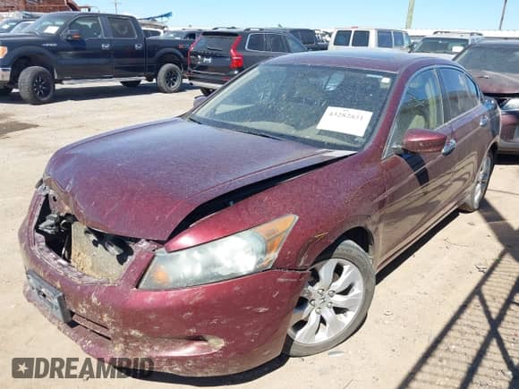 2008 Honda Accord EX with VIN 1HGCP36708A040875, listed as a IAAI auction lot 43282851 with 185,094 mi miles and . Bid and sale history available at DreamBid. Image 2.
