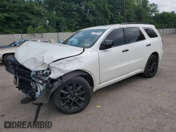 2017 Dodge Durango GT with VIN 1C4RDJDG2HC686996, listed as a Copart auction lot 67889075 with 144,381 mi miles and Salvage title. Bid and sale history available at DreamBid. Image 1.