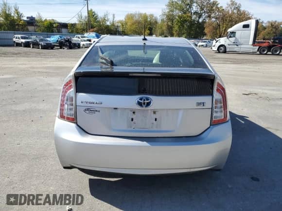 2012 Toyota Prius Four with VIN JTDKN3DU2C1608125, listed as a Copart auction lot 84802765 with Not provided miles and Salvage title. Bid and sale history available at DreamBid. Image 6.