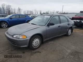 1994 Honda Civic with VIN JHMEG8557RS013722, listed as a Copart auction lot 43433395 with 147,021 mi miles and Salvage title. Bid and sale history available at DreamBid. Image 1.