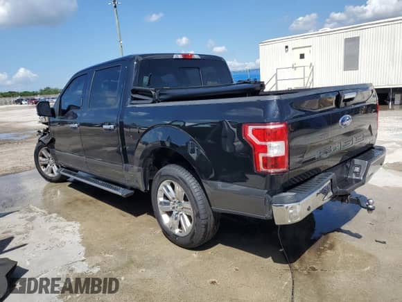 2018 Ford F-150 XL with VIN 1FTEW1CP0JFB80677, listed as a Copart auction lot 80351475 with 107,901 mi miles and Clean title. Bid and sale history available at DreamBid. Image 2.