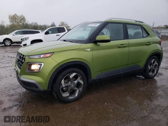 2021 Hyundai Venue SEL с VIN KMHRC8A34MU100828, выставлен на аукционе Copart как лот 81971545 с пробегом 59 862 миль миль и Списание • Salvage title. История ставок и продаж доступна на DreamBid. Изображение 1.