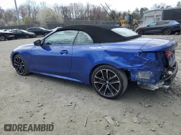2024 BMW 4 Series 430i xDrive with VIN WBA43AT09RCP00263, listed as a Copart auction lot 48894815 with 17,688 mi miles and Salvage title. Bid and sale history available at DreamBid. Image 2.