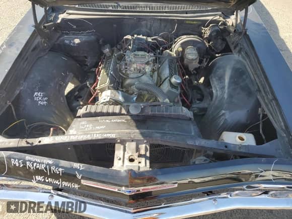 1965 Chevrolet Impala с VIN 166675F316774, выставлен на аукционе Copart как лот 68130684 с пробегом 36 203 миль миль и Списание • Salvage title. История ставок и продаж доступна на DreamBid. Изображение 11.