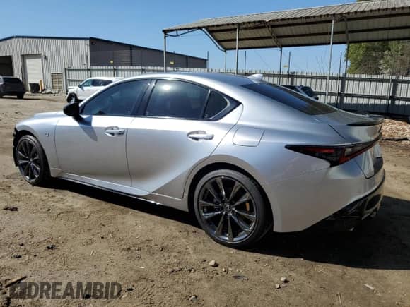 2025 Lexus IS 350 F Sport z VIN JTHGZ1B25S5083437, wystawiony jako Copart lot #48307135 z przebiegiem 261 mil mil oraz Szkoda całkowita • Salvage title. Historia ofert i sprzedaży dostępna na DreamBid. Obrazek 2.