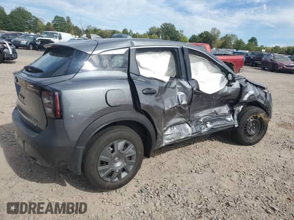 2025 Nissan Kicks S с VIN 3N8AP6BB5SL336836, выставлен на аукционе Copart как лот 80787155 с пробегом Не указан миль и Списание • Salvage title. История ставок и продаж доступна на DreamBid. Изображение 3.