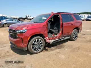 2024 Chevrolet Tahoe RST с VIN 1GNSKRKD7RR354654, выставлен на аукционе Copart как лот 71530615 с пробегом 13 250 миль миль и Списание • Salvage title. История ставок и продаж доступна на DreamBid. Изображение 1.