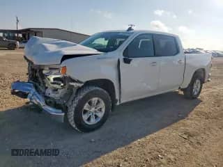 2022 Chevrolet Silverado 1500 LT with VIN 1GCUDDED9NZ568498, listed as a Copart auction lot 70762375 with 89,326 mi miles and Salvage title. Bid and sale history available at DreamBid. Image 1.