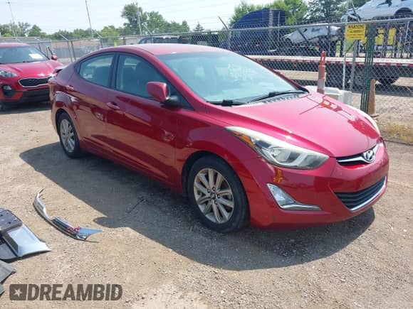2016 Hyundai Elantra SE z VIN 5NPDH4AE4GH653200, wystawiony jako IAAI lot #42848707 z przebiegiem 106 230 mil mil oraz . Historia ofert i sprzedaży dostępna na DreamBid. Obrazek 1.