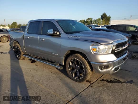 2022 Ram 1500 Big Horn z VIN 1C6RRFFG6NN343191, wystawiony jako Copart lot #89841395 z przebiegiem 57 223 mil mil oraz Szkoda całkowita • Salvage title. Historia ofert i sprzedaży dostępna na DreamBid. Obrazek 4.