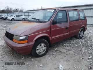 1995 Dodge Caravan with VIN 2B4GH2534SR102963, listed as a Copart auction lot 83561614 with 168,528 mi miles and Salvage title. Bid and sale history available at DreamBid. Image 1.