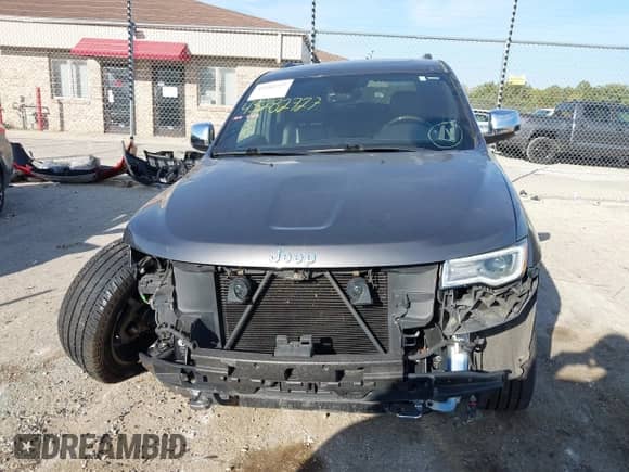 2017 Jeep Grand Cherokee Overland with VIN 1C4RJFCG4HC729662, listed as a IAAI auction lot 43282727 with 138,876 mi miles and . Bid and sale history available at DreamBid. Image 12.