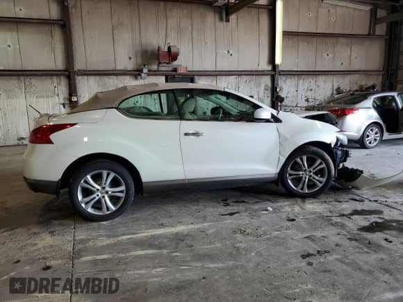 2011 Nissan Murano with VIN JN8AZ1FY8BW002287, listed as a Copart auction lot 66268995 with Not provided miles and Salvage title. Bid and sale history available at DreamBid. Image 3.
