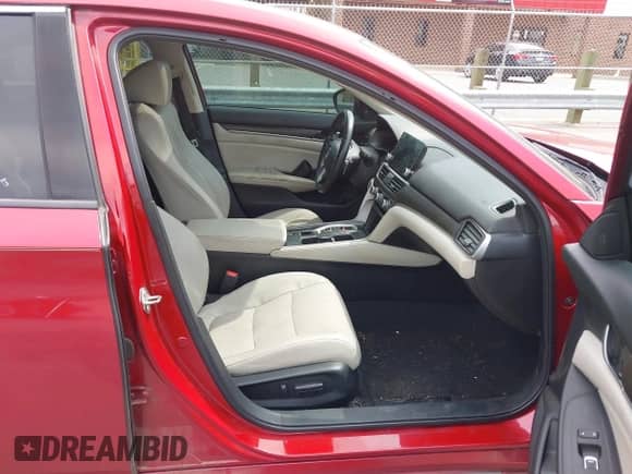 2018 Honda Accord EX-L with VIN 1HGCV2F69JA038104, listed as a IAAI auction lot 42303577 with 104,557 mi miles and . Bid and sale history available at DreamBid. Image 5.