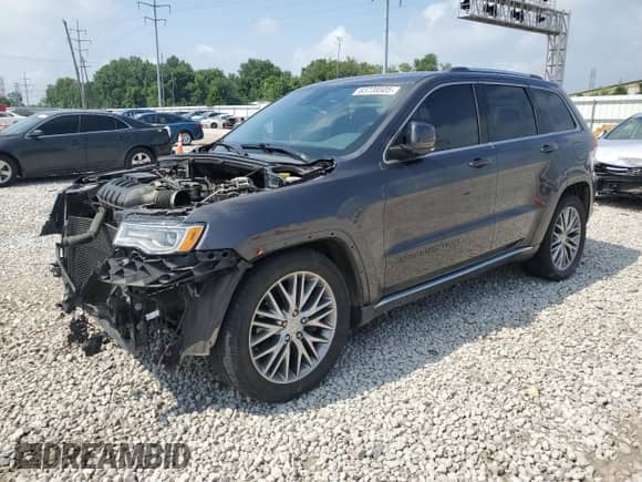 2018 Jeep Grand Cherokee Summit with VIN 1C4RJFJT5JC316199, listed as a Copart auction lot 63739505 with 78,567 mi miles and Salvage title. Bid and sale history available at DreamBid. Image 1.