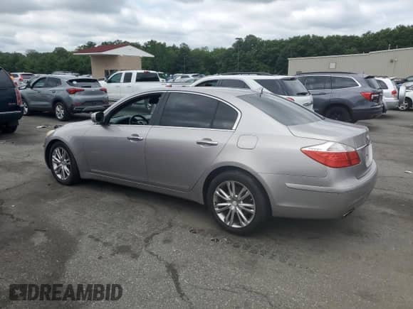 2010 Hyundai Genesis with VIN KMHGC4DFXAU105856, listed as a Copart auction lot 63817705 with 120,773 mi miles and Salvage title. Bid and sale history available at DreamBid. Image 2.