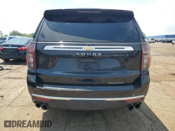 2023 Chevrolet Tahoe Premier с VIN 1GNSKSKD7PR412945, выставлен на аукционе Copart как лот 62209945 с пробегом 58 242 миль миль и На запчасти • Non repairable. История ставок и продаж доступна на DreamBid. Изображение 6.