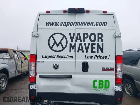 2022 Ram ProMaster Cargo z VIN 3C6LRVDG7NE103526, wystawiony jako IAAI lot #41456539 z przebiegiem 79 596 mil mil oraz . Historia ofert i sprzedaży dostępna na DreamBid. Obrazek 17.