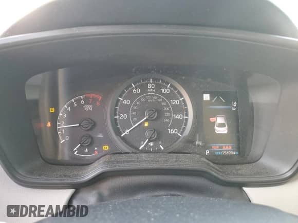 2020 Toyota Corolla L with VIN JTDDPRAE2LJ016520, listed as a Copart auction lot 71055565 with 156,994 mi miles and Salvage title. Bid and sale history available at DreamBid. Image 9.
