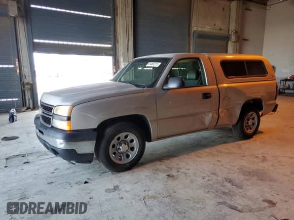 2007 Chevrolet Silverado 1500 Work Truck with VIN 1GCEC14X87Z106535, listed as a Copart auction lot 81465215 with 72,878 mi miles and Salvage title. Bid and sale history available at DreamBid. Image 1.