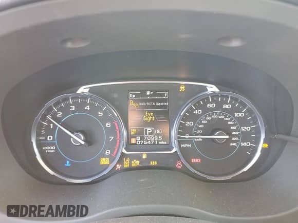 2017 Subaru Forester Touring with VIN JF2SJGWCXHH577360, listed as a Copart auction lot 86335595 with 75,471 mi miles and Salvage title. Bid and sale history available at DreamBid. Image 9.