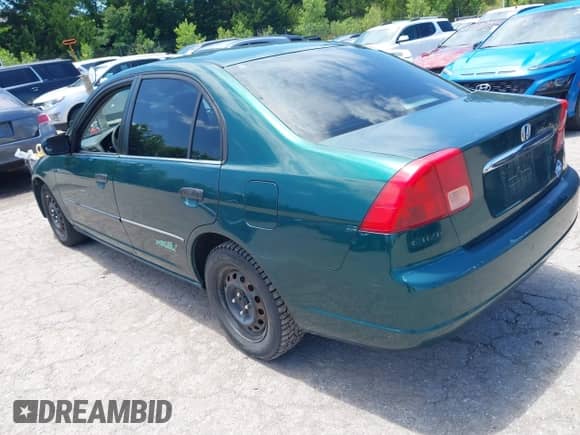 2001 Honda Civic z VIN 1HGEN26471L000172, wystawiony jako IAAI lot #42449104 z przebiegiem 209 151 mil mil oraz . Historia ofert i sprzedaży dostępna na DreamBid. Obrazek 3.