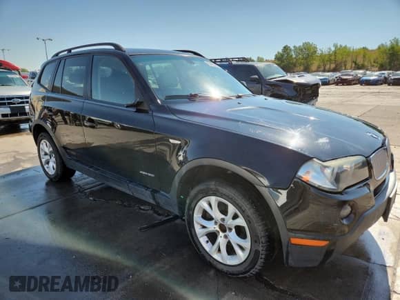 2010 BMW X3 xDrive30i with VIN WBXPC9C44AWJ34889, listed as a Copart auction lot 69463365 with 106,455 mi miles and Salvage title. Bid and sale history available at DreamBid. Image 4.