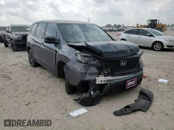 2021 Honda Passport EX-L with VIN 5FNYF7H53MB006604, listed as a Copart auction lot 57503805 with 101,282 mi miles and Salvage title. Bid and sale history available at DreamBid. Image 14.