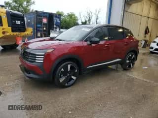 2025 Nissan Kicks SR с VIN 3N8AP6DC3SL379531, выставлен на аукционе Copart как лот 66551725 с пробегом 1 205 миль миль и Списание • Salvage title. История ставок и продаж доступна на DreamBid. Изображение 1.